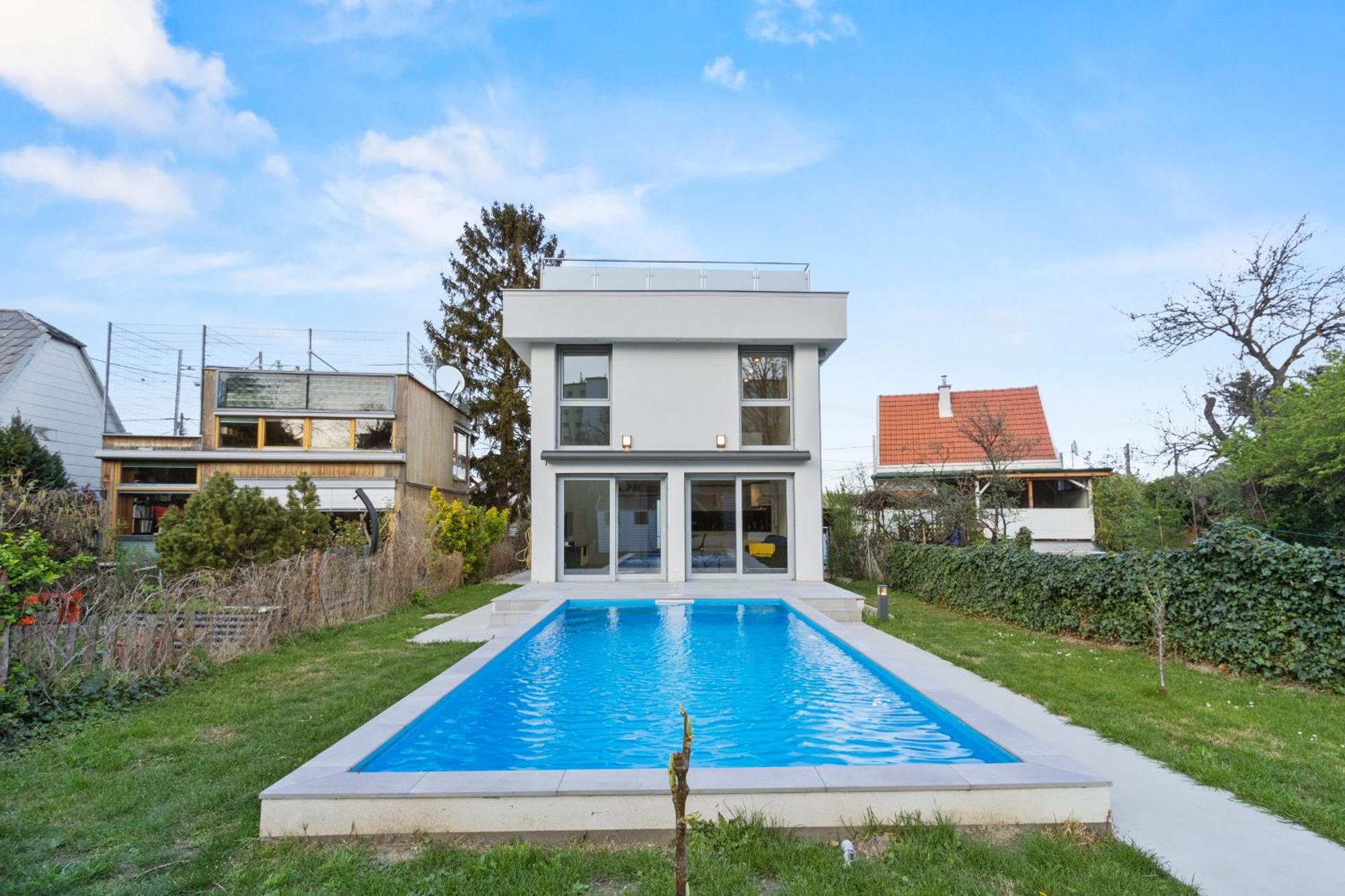 Villa Jaeger Mit Pool In Wien Exterior photo
